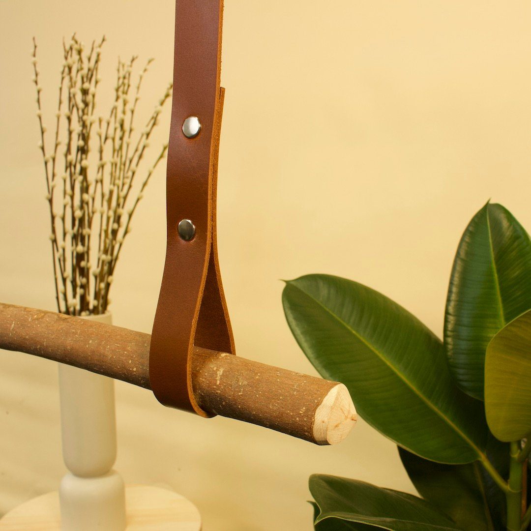 herbeschick. Garderobenstange Hängegarderobe "Naturbursche" mit Naturstock, günstig online kaufen