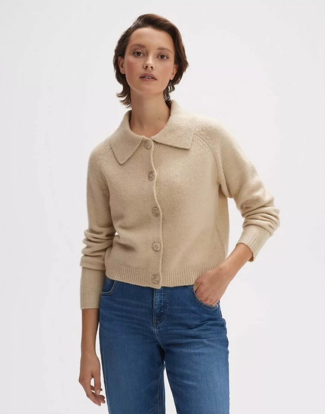 OPUS Cardigan Dipina weite Passform Strick günstig online kaufen