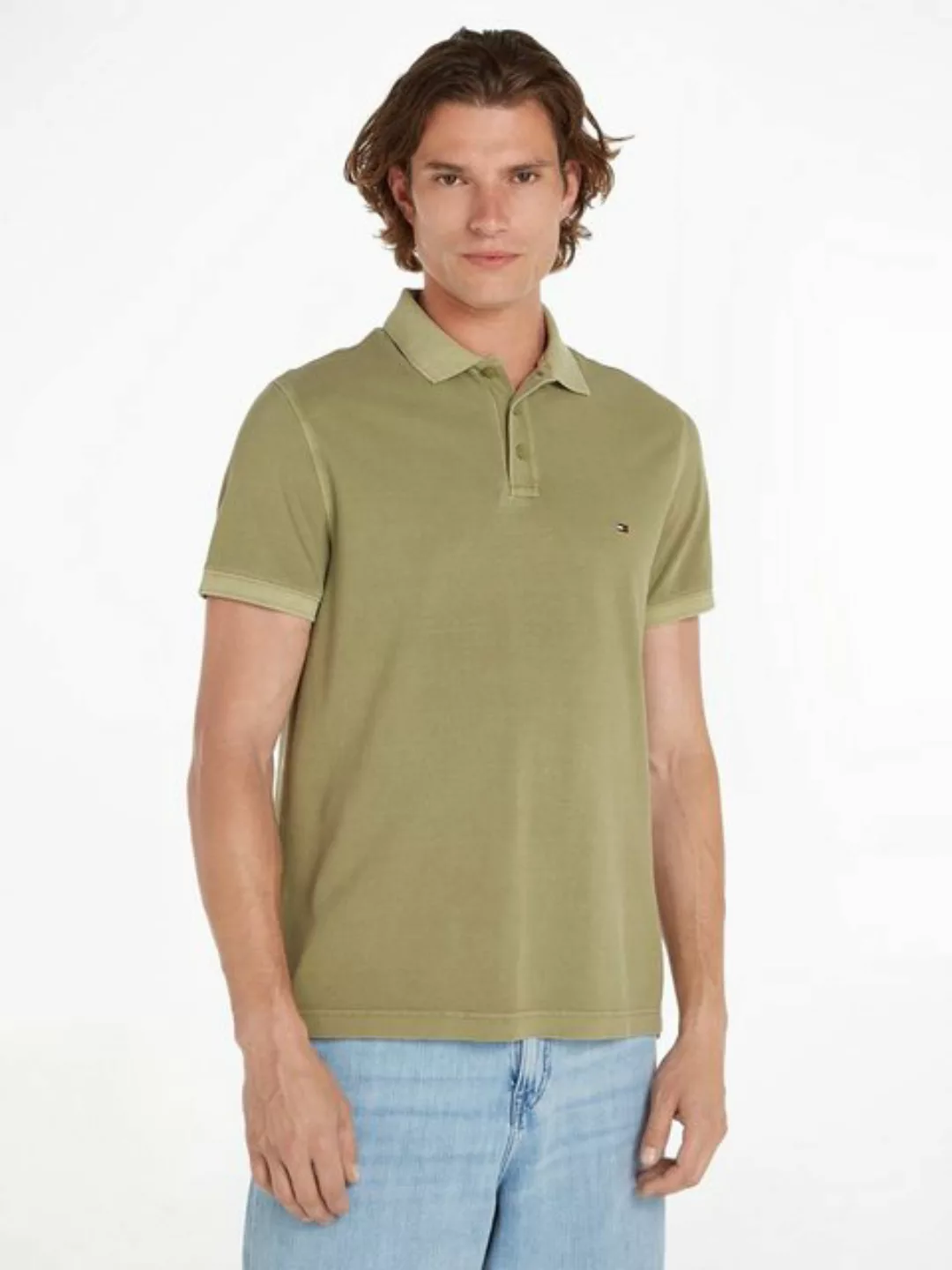 Tommy Hilfiger Poloshirt "GARMENT DYE REG POLO", leicht gewaschene Optik günstig online kaufen