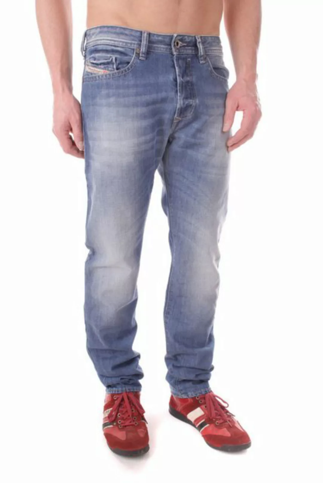 Diesel Tapered-fit-Jeans Diesel Buster 0839C Herren Jeans Hose Regular Slim günstig online kaufen