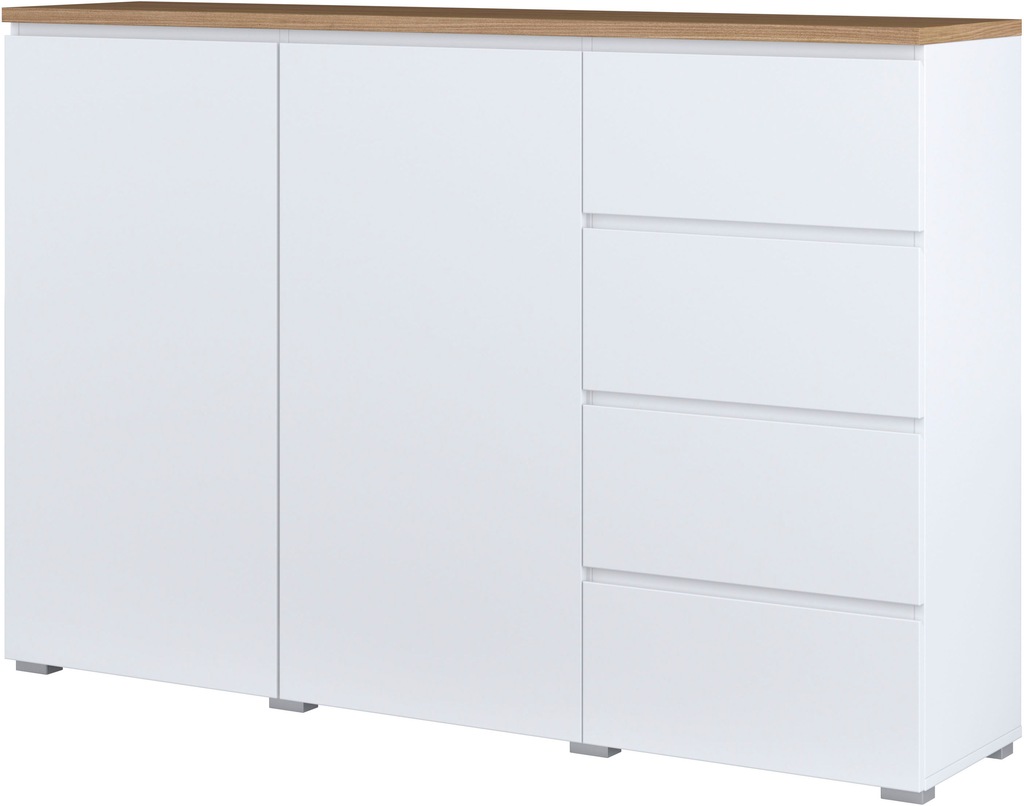 INOSIGN Highboard "Modo, Breite 150 cm, moderne grifflose Kommode 2Türen/4 günstig online kaufen