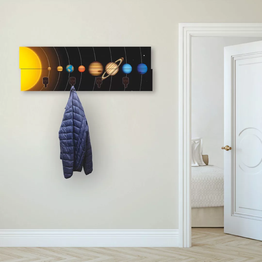 Artland Garderobenleiste »Vector Sonnensystem mit Planeten« günstig online kaufen