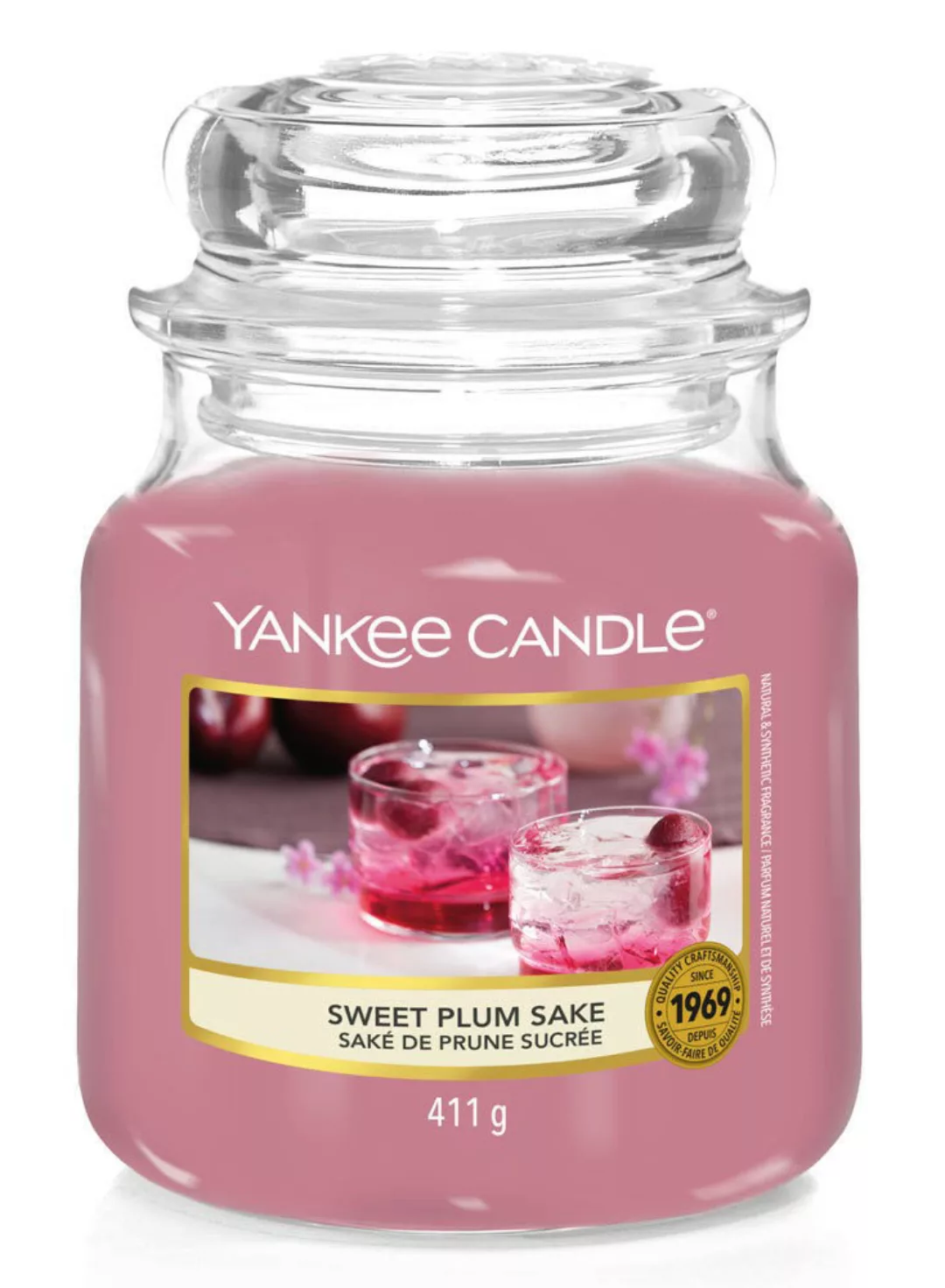 Yankee Candle Duftkerze Sweet Plum Sake 411 g günstig online kaufen