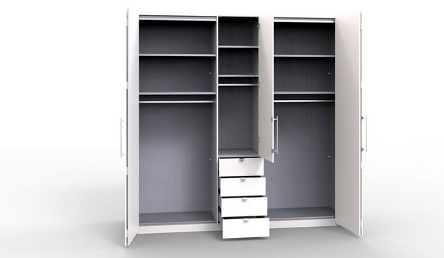 WIEMANN Kleiderschrank "Loft", Glasfront günstig online kaufen