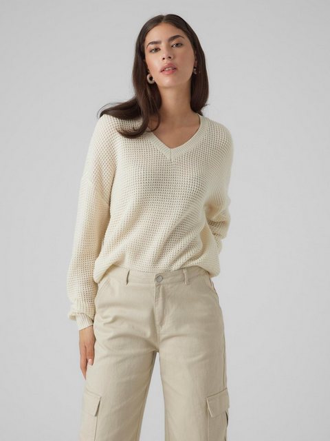 Vero Moda Strickpullover LEANNA (1-tlg) Plain/ohne Details günstig online kaufen