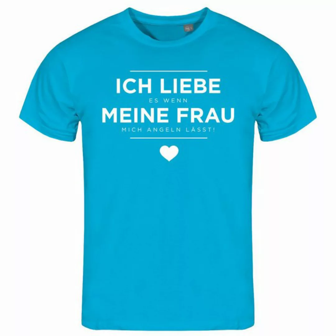 deinshirt Print-Shirt Herren T-Shirt Ich liebe es wenn meine Frau mich ange günstig online kaufen