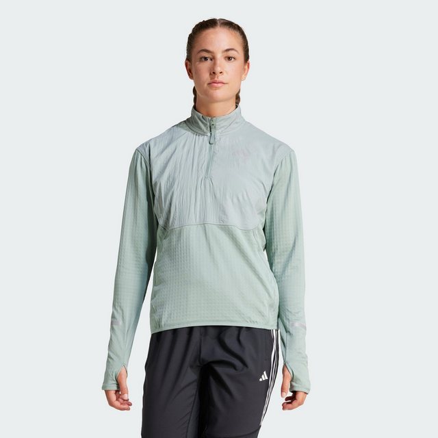 adidas Performance Laufjacke ULTIMATE HI VIS REFLECTIVE 1/2-ZIP OBERTEIL günstig online kaufen