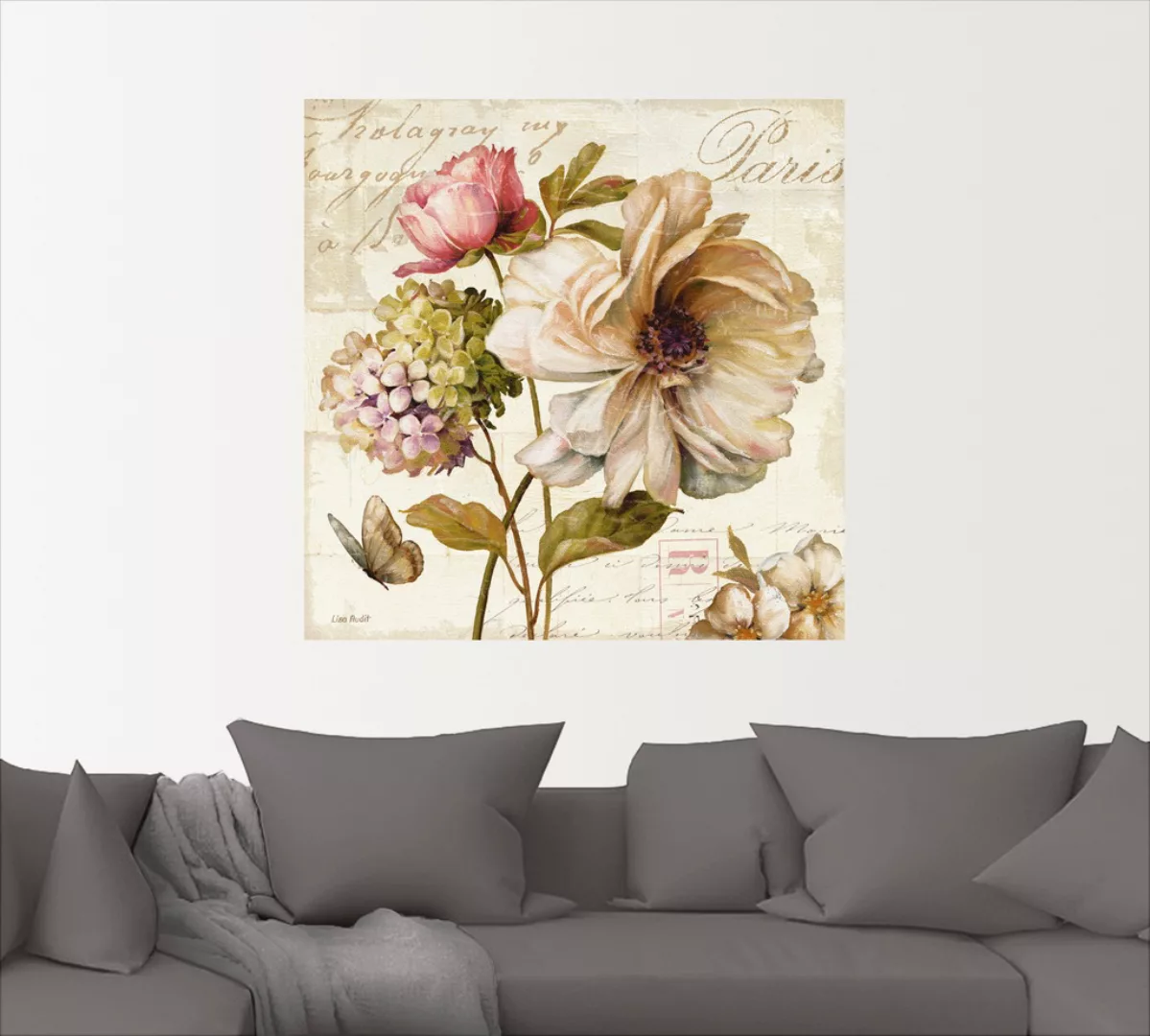 Artland Wandbild »Blumen II«, Blumen, (1 St.), als Leinwandbild, Poster, Wa günstig online kaufen