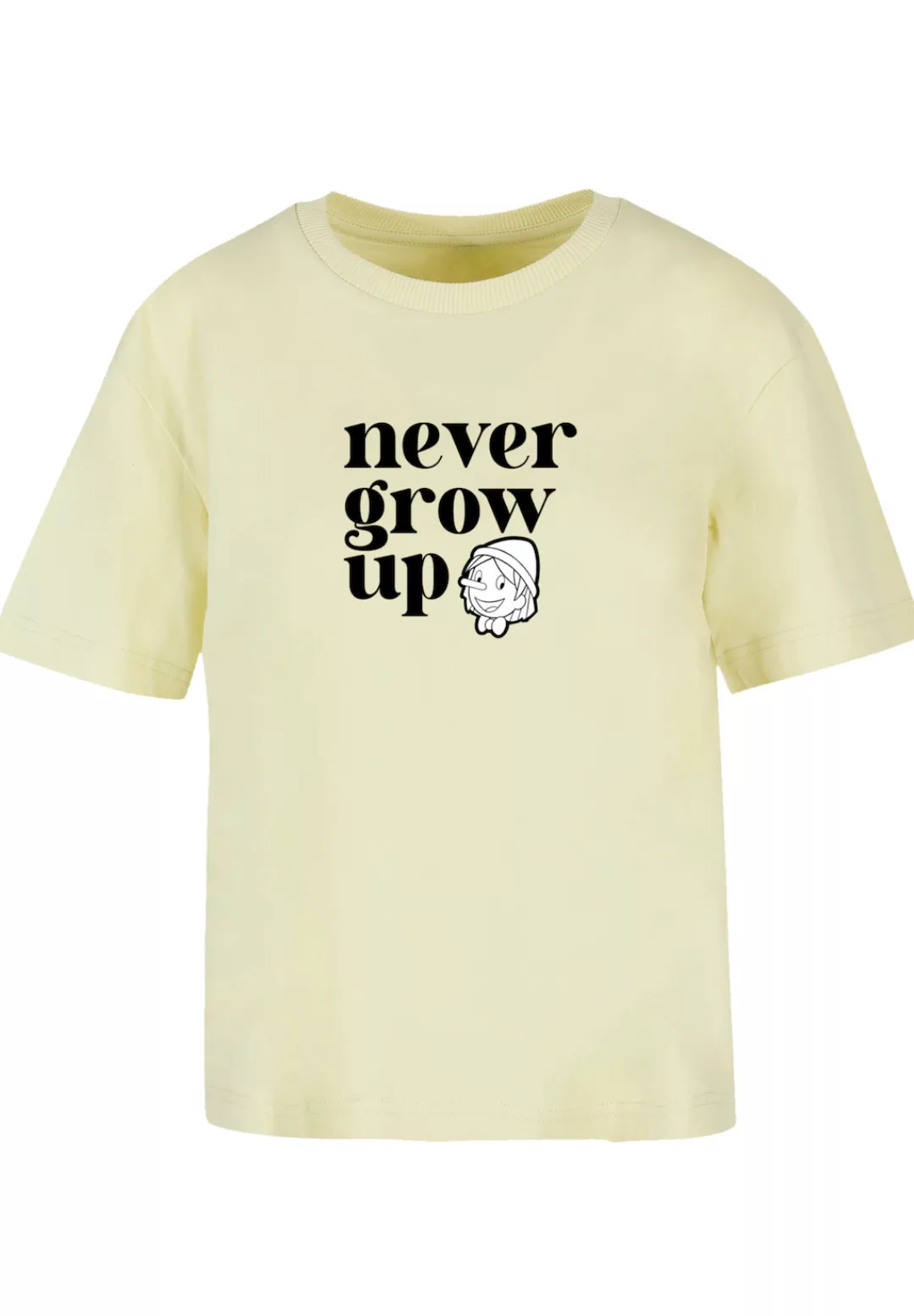 F4NT4STIC T-Shirt "Heroes of Childhood Pinocchio Never Grow Up", Retro, Her günstig online kaufen