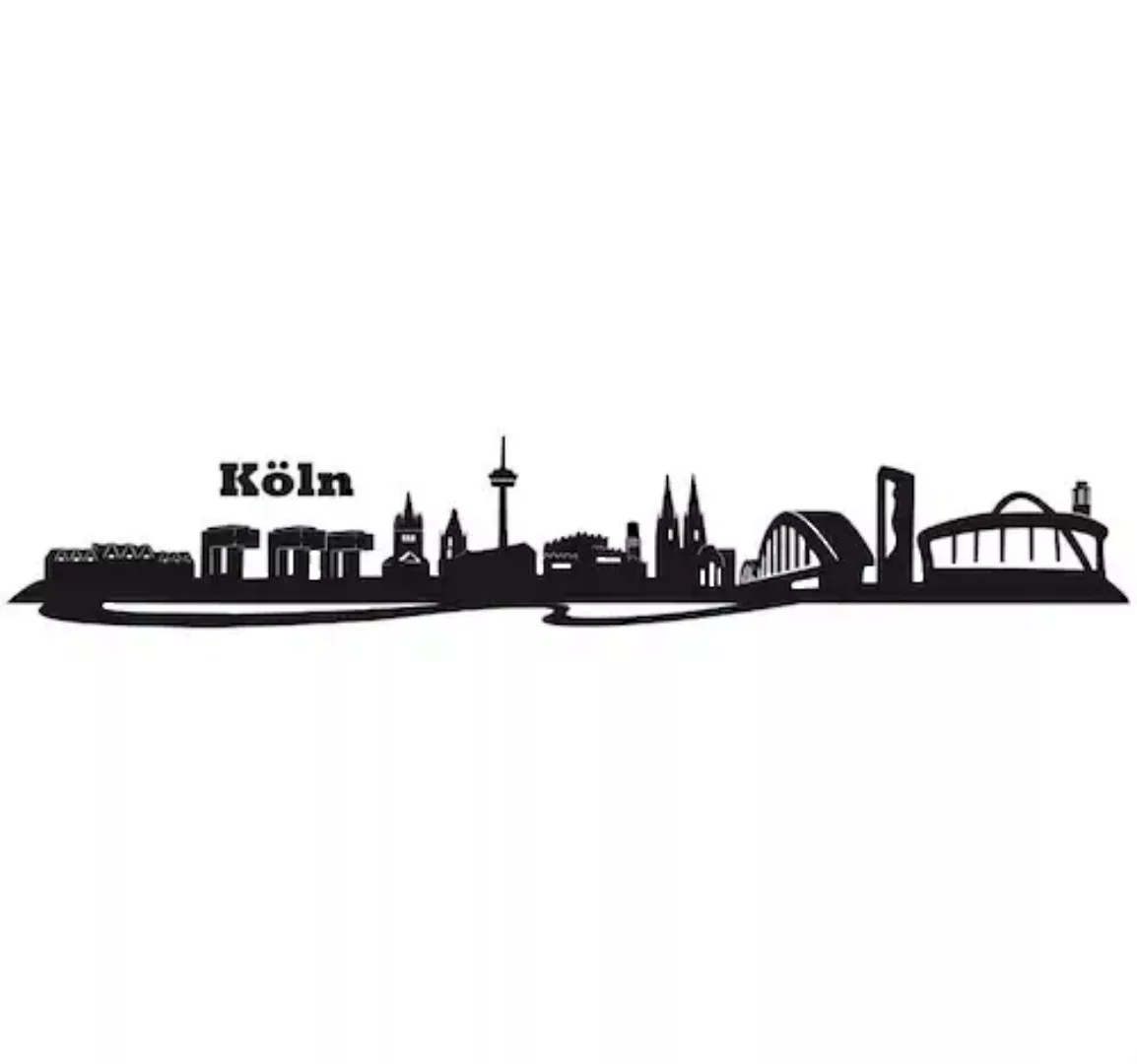 Wall-Art Wandtattoo »XXL Stadt Skyline Köln Stadt 120cm«, (1 St.), selbstkl günstig online kaufen