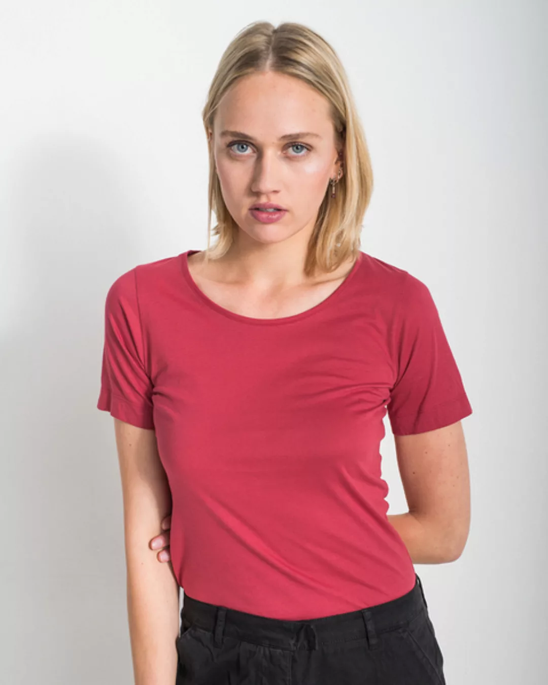 Basic T-shirt Aus 100% Bio-baumwolle ‚Tee‘ günstig online kaufen