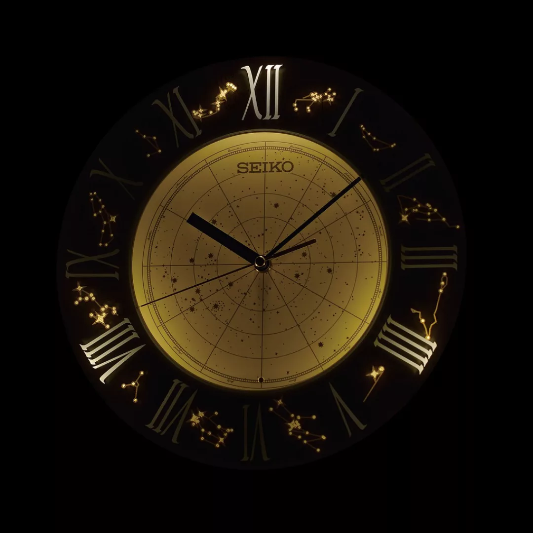 Seiko Wanduhr, Quarzuhr,leuchtendes Zifferblatt,Wohnzimmer,Küche, Esszimmer günstig online kaufen