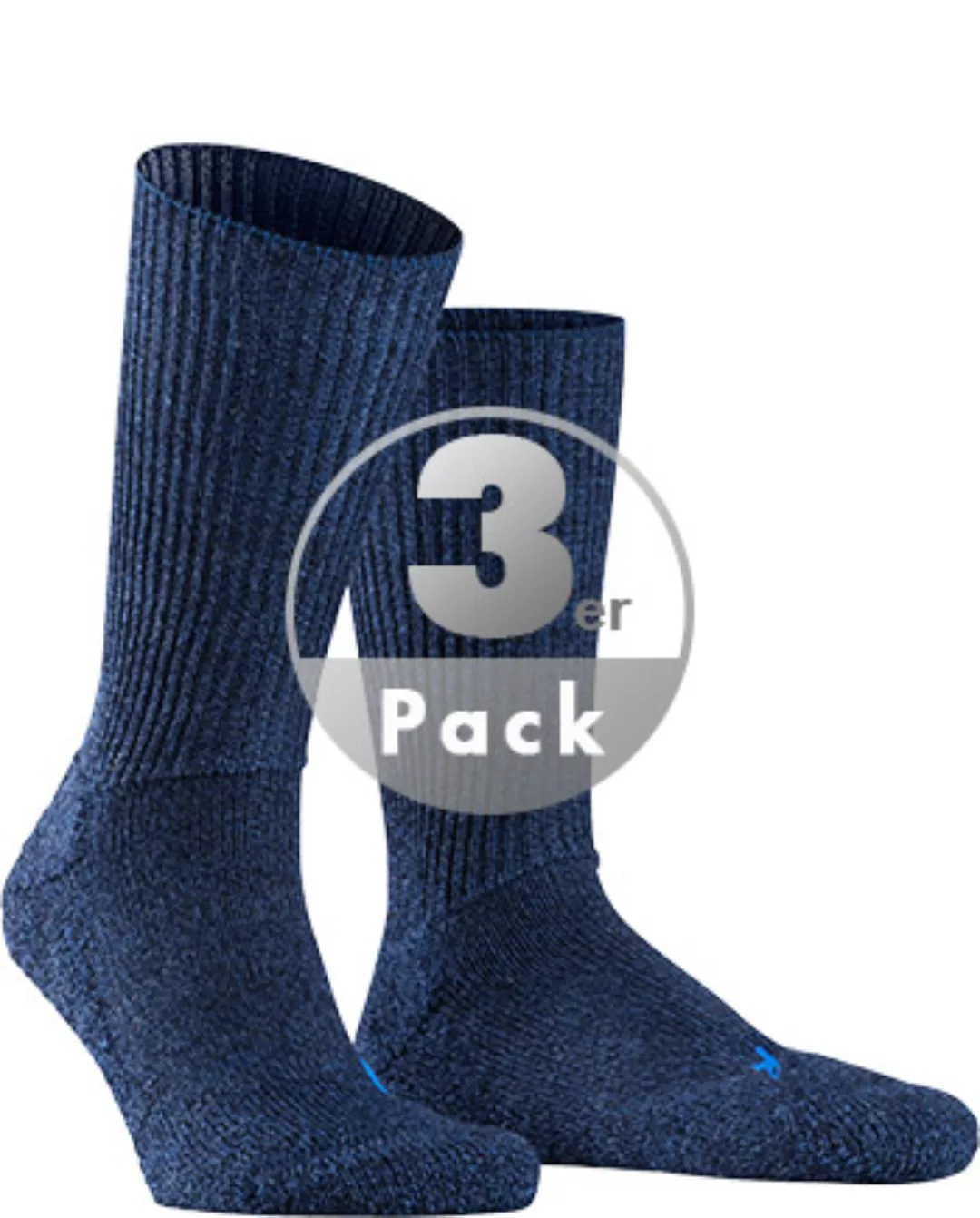 FALKE Walkie Ergo Socken, 46-48, Blau, Uni, Schurwolle, 16480-667005 günstig online kaufen