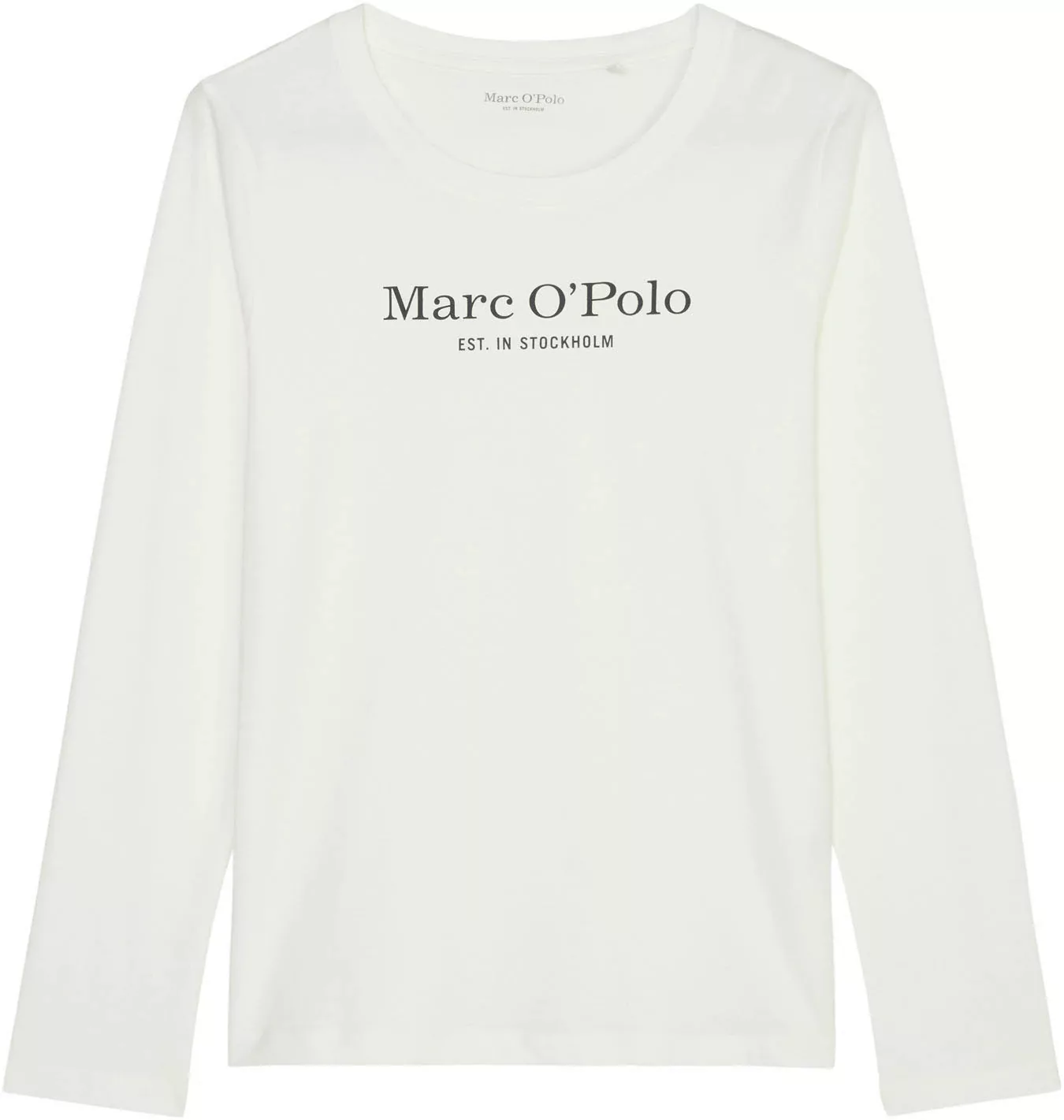Marc O'Polo Langarmshirt MIX-N-MATCH mit Brustprint in Kontrastfarbe günstig online kaufen
