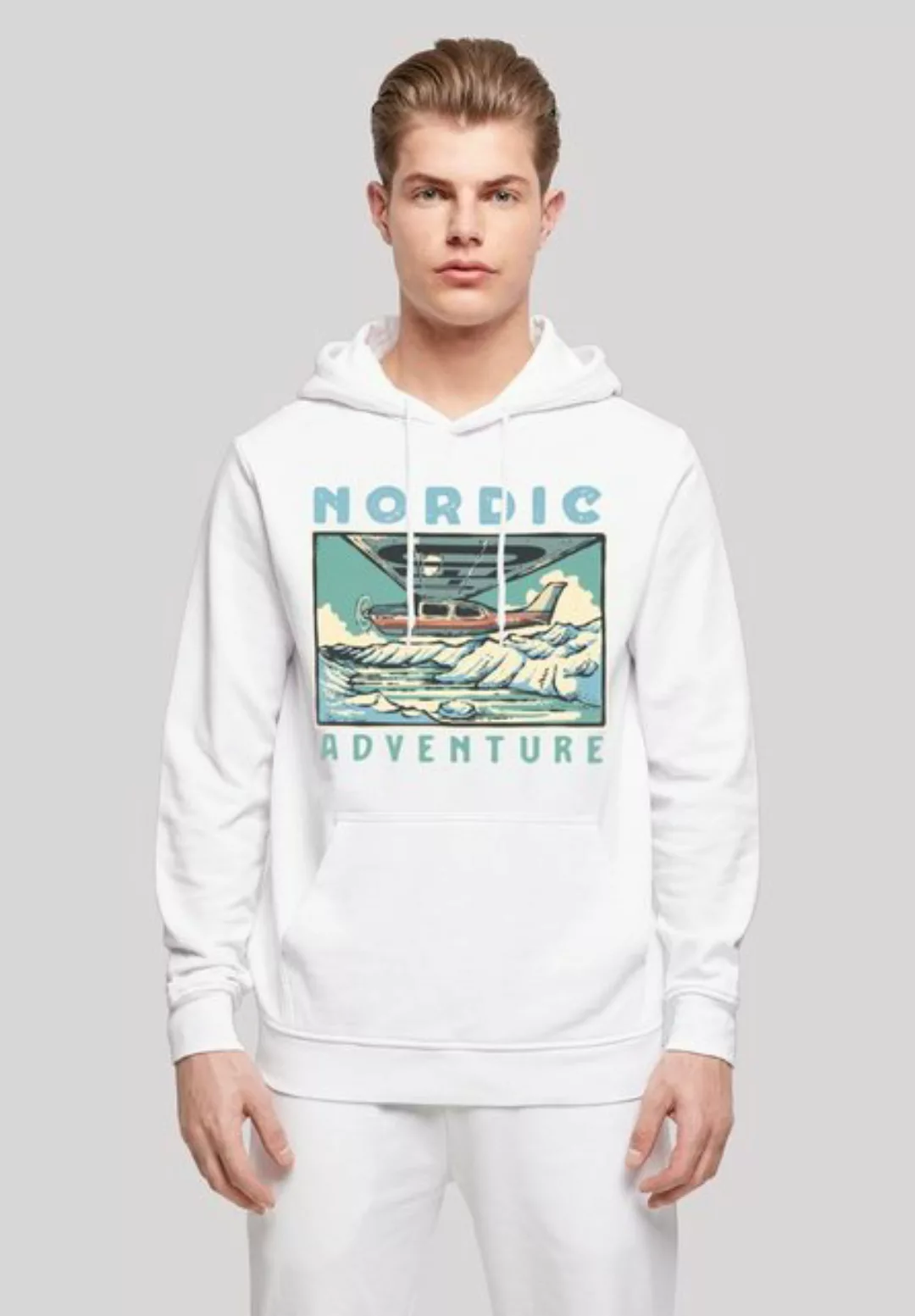 F4NT4STIC Kapuzenpullover Nordic Adventures Print günstig online kaufen