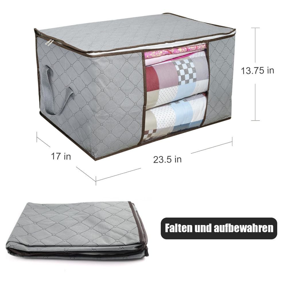 PRIISF Aufbewahrungsbox feste faltbare Kleideraufbewahrung Box günstig online kaufen