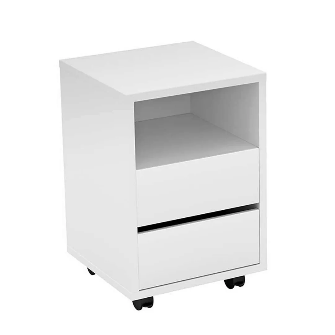 Büro Rollcontainer in Weiß 40x62x40 cm günstig online kaufen