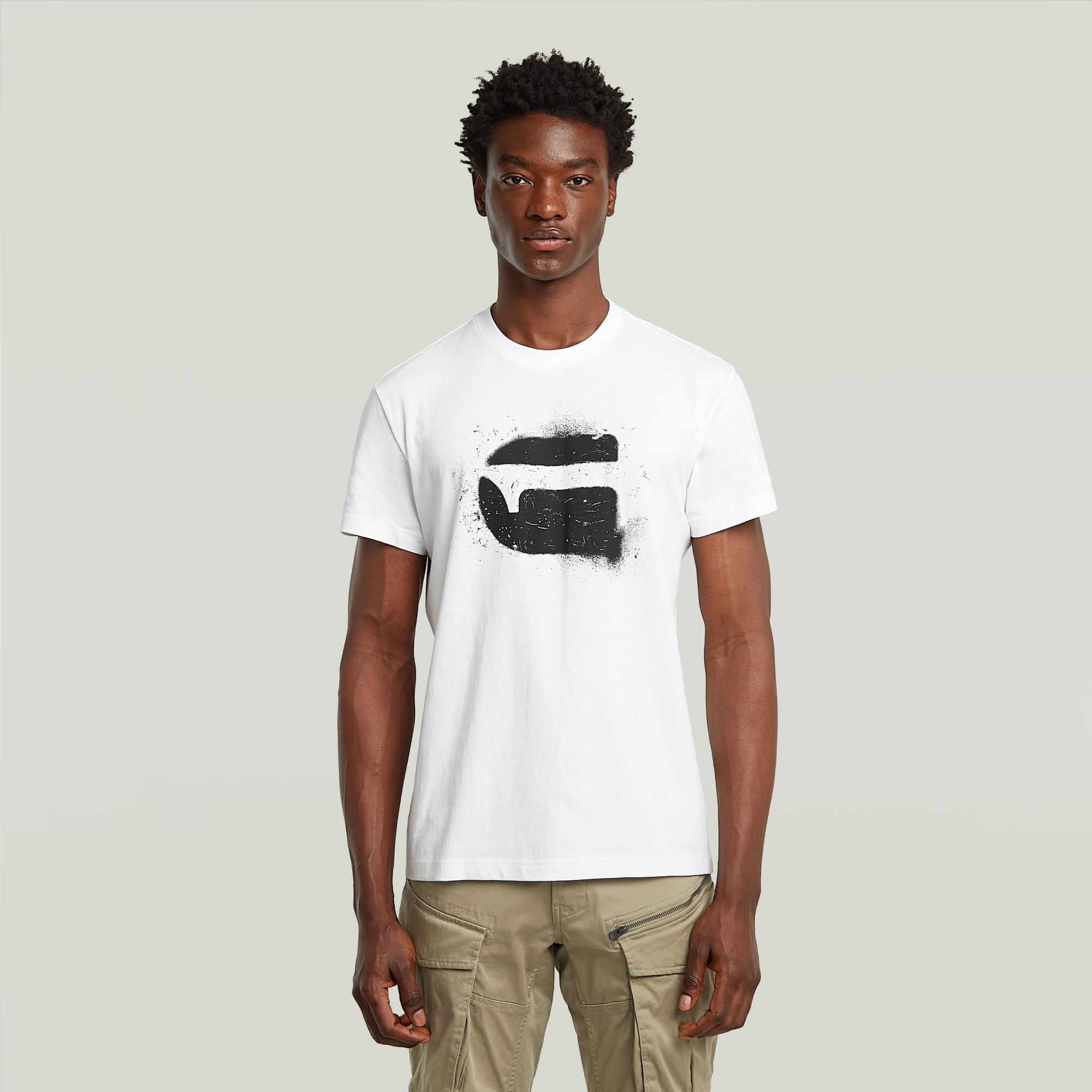 G-STAR T-Shirt "Spray G Logo", mit Rundhals günstig online kaufen