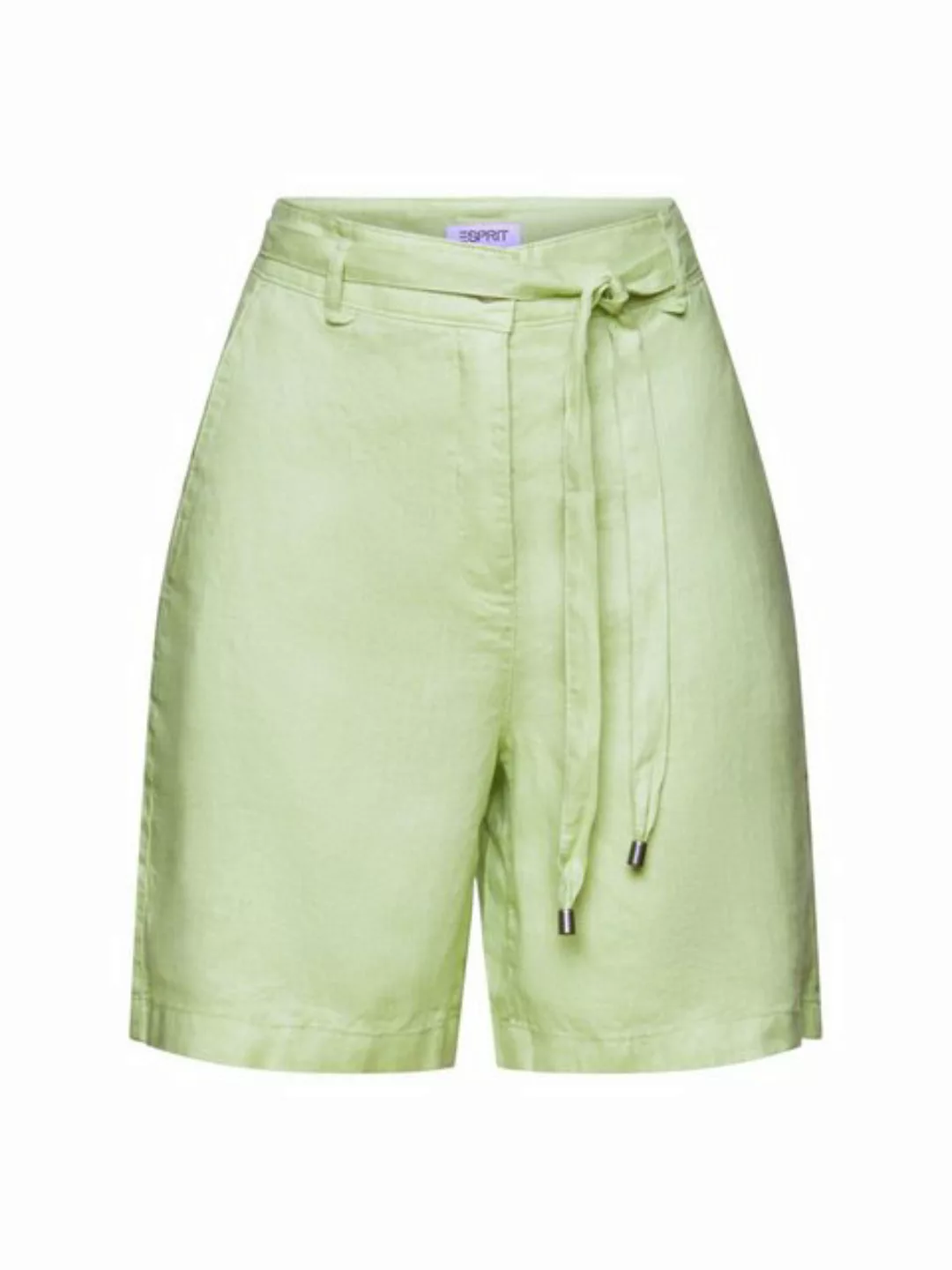 Esprit Shorts Shorts aus Leinen mit weitem Bein (1-tlg) günstig online kaufen