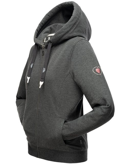 Navahoo Kapuzensweatshirt Engelshaar sportlicher Zip-Hoodie mit dicken Tunn günstig online kaufen