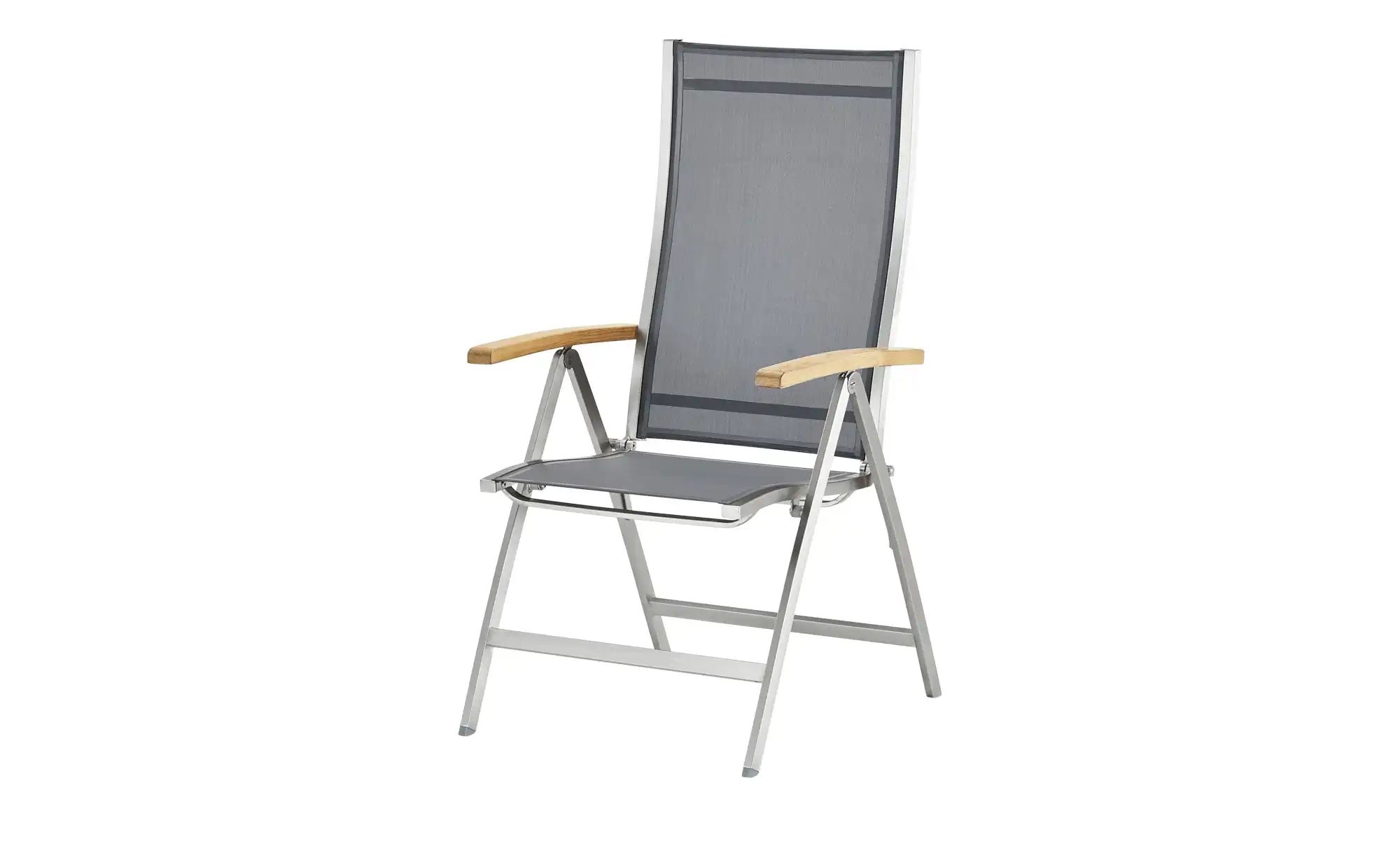 Zebra Klappsessel  One ¦ grau ¦ Maße (cm): B: 61 H: 112 T: 68.0 Garten > Ga günstig online kaufen