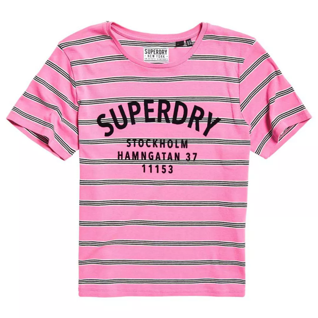 Superdry Rae Streifen L Millenial Pink Stripe günstig online kaufen