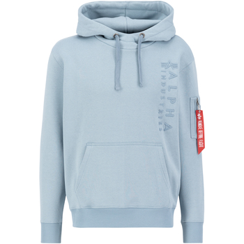 Alpha Industries  Sweatshirt Embroidery Hoodie - greyblue günstig online kaufen