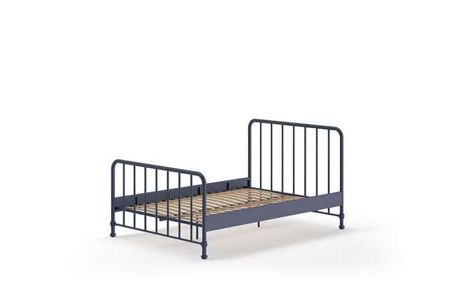 58 aufm Kessel Bettgestell Metallbett Kay 147x207x110 Einzelbett Metall Bla günstig online kaufen