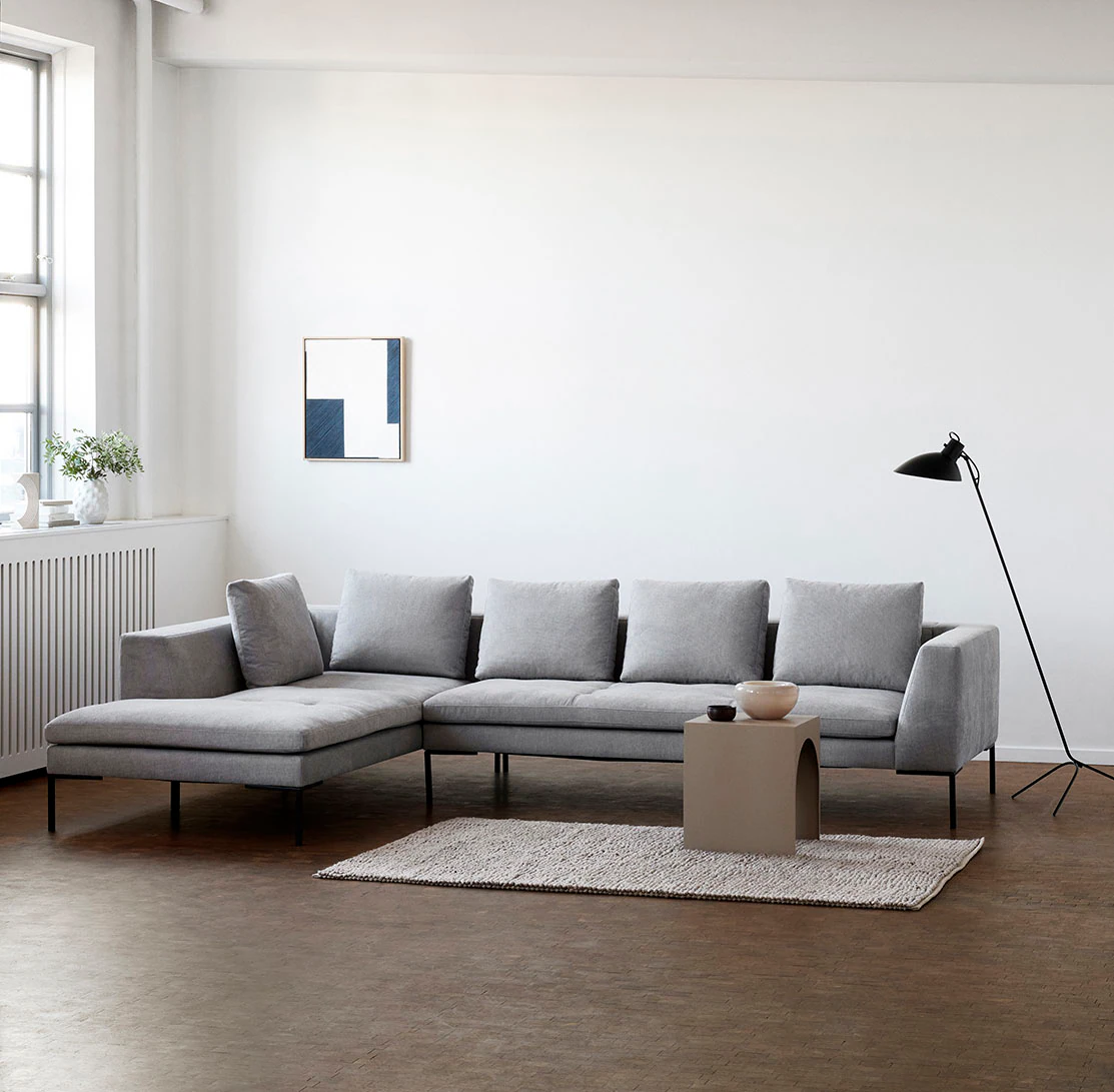 FLEXLUX Ecksofa "Loano, superbequemer Sitzkomfort durch Kaltschaum im Sitz, günstig online kaufen