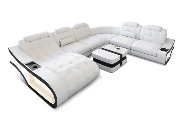 Sofa Dreams Wohnlandschaft XXL U Form Elegante Mini, Designersofa, Sofa mit günstig online kaufen