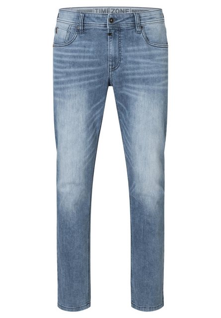 TIMEZONE Herren Jeans SLIM EDUARDOTZ Mid Waist - Slim Fit - Blau Grau günstig online kaufen