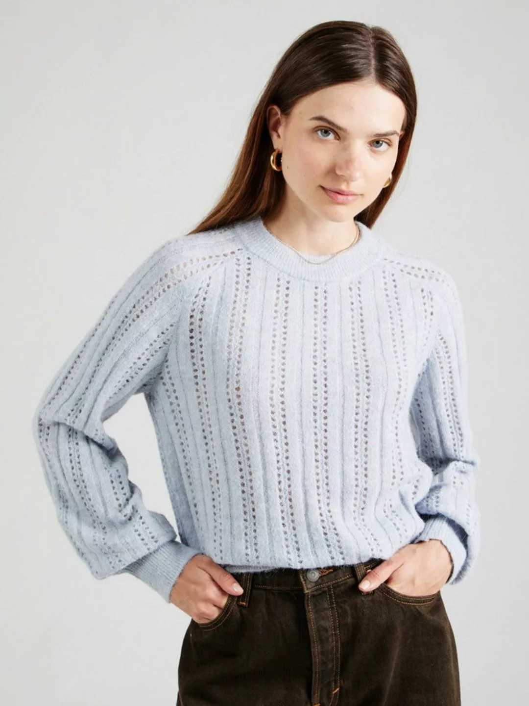 Mexx Strickpullover (1-tlg) Lochmuster günstig online kaufen