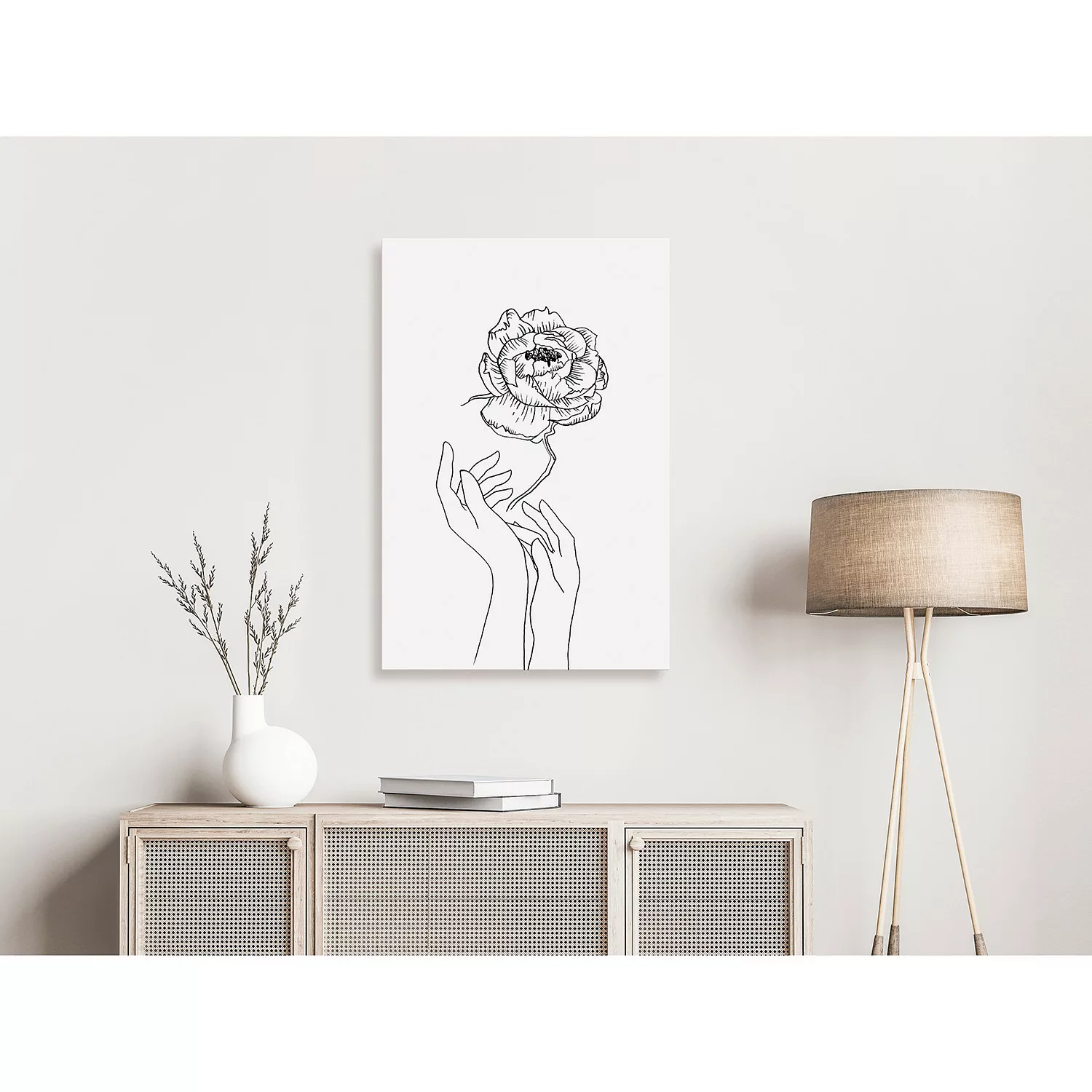 Wandbild - Delicate Flower (1 Part) Vertical günstig online kaufen