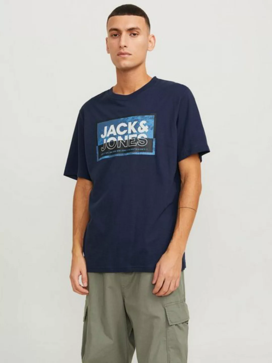 Jack & Jones Kurzarmshirt JCOLOGAN TEE SS CREW NECK SS24 LN günstig online kaufen