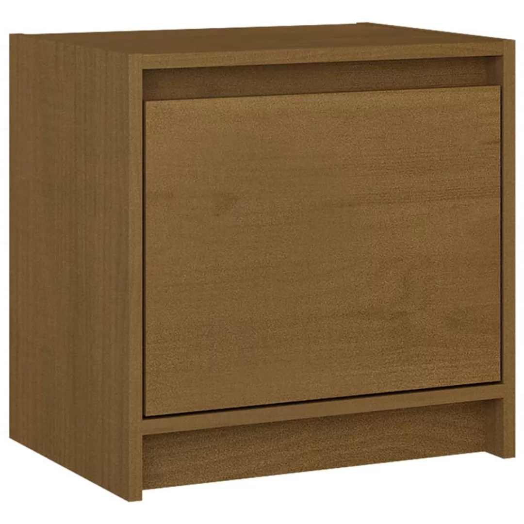 Nachttisch Honigbraun 40x30,5x40 Cm Massivholz Kiefer günstig online kaufen