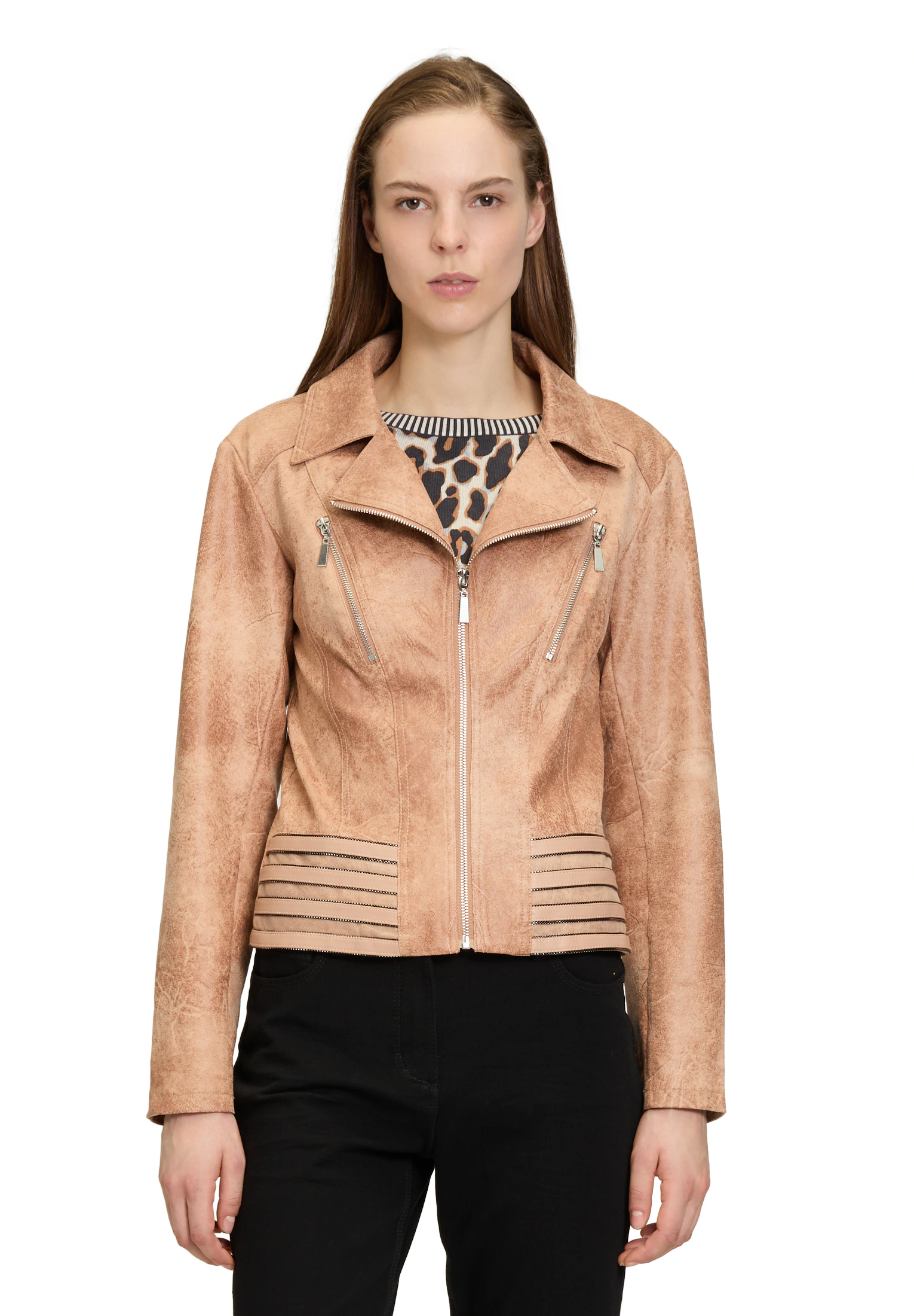 Betty Barclay Jackenblazer "Betty Barclay Bikerjacke mit Reißverschluss", F günstig online kaufen