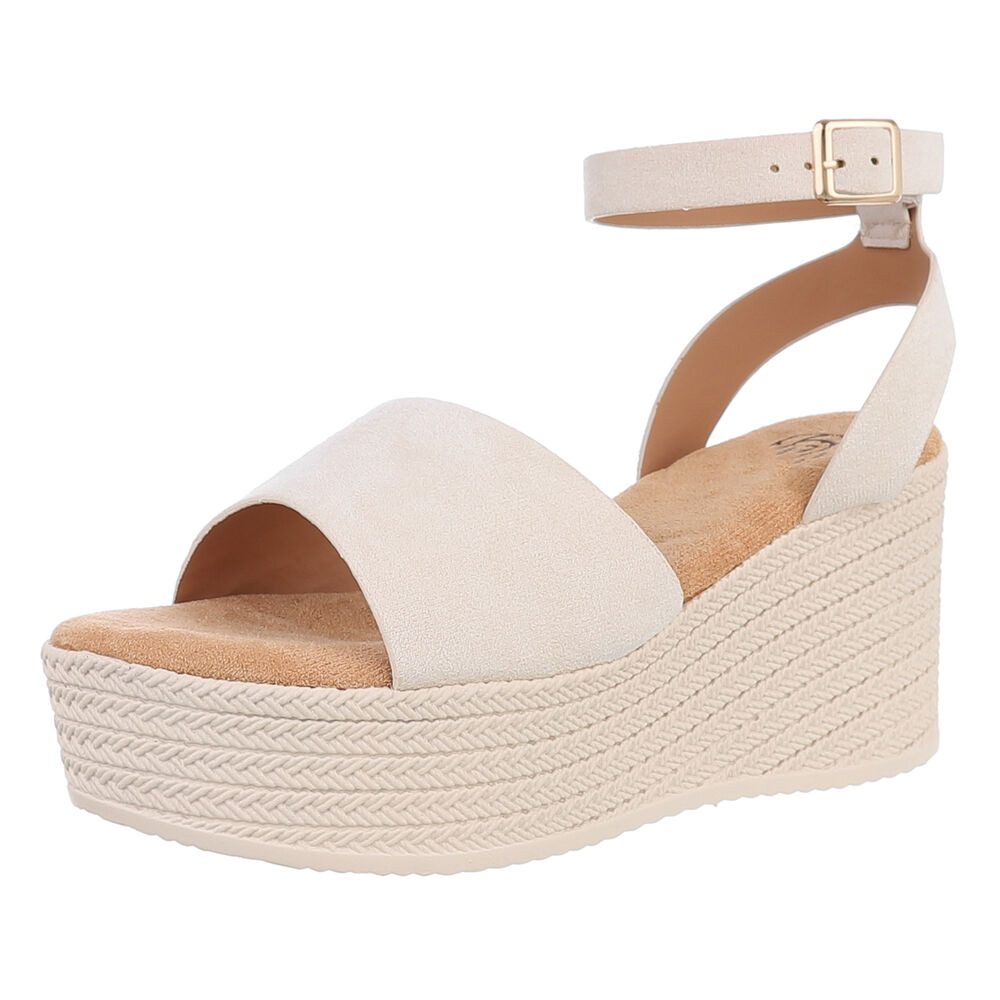 Ital-Design Elegante Komfort-Sandalen mit Plateau für günstig online kaufen