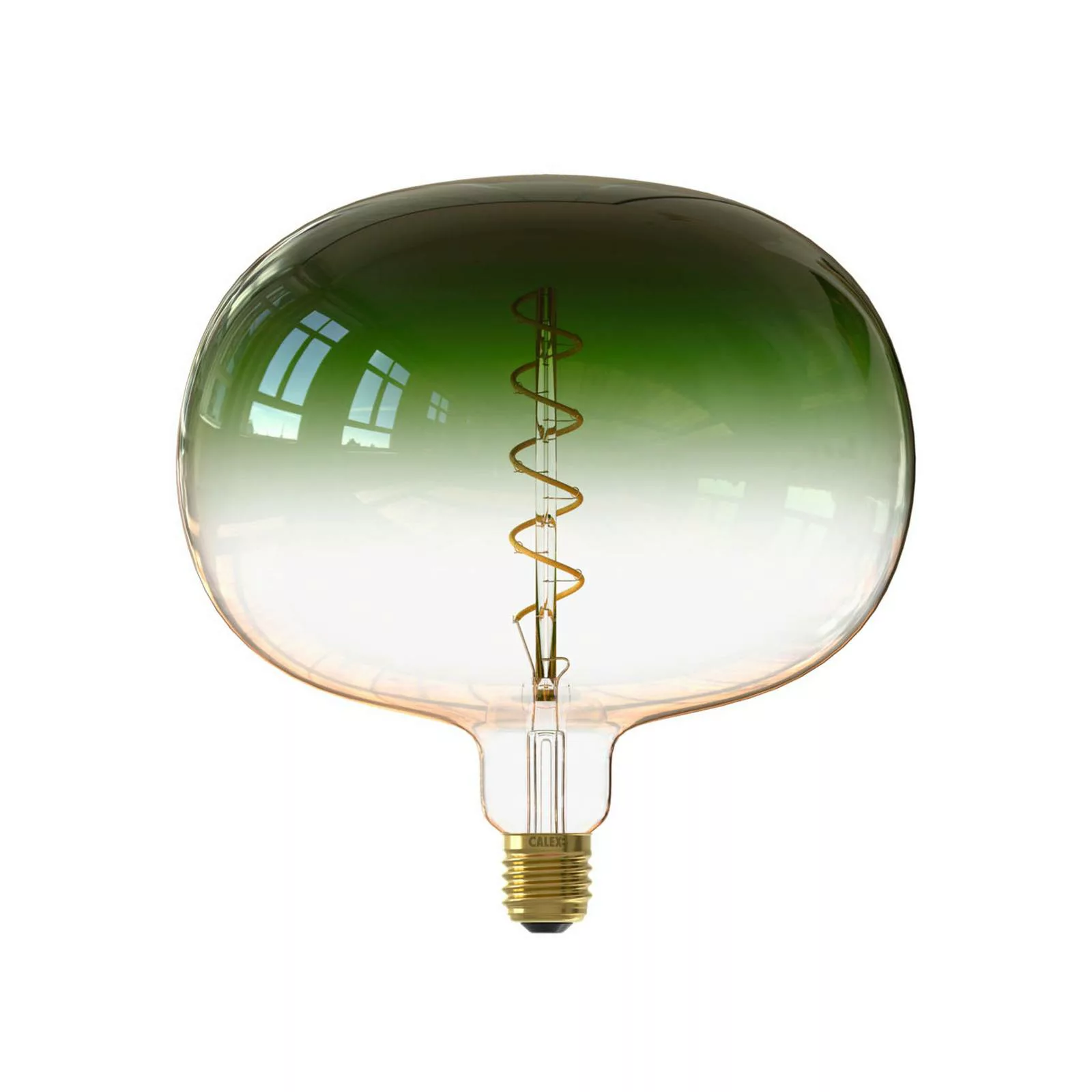 Calex Boden LED-Globe E27 5W Filament dimmbar grün günstig online kaufen