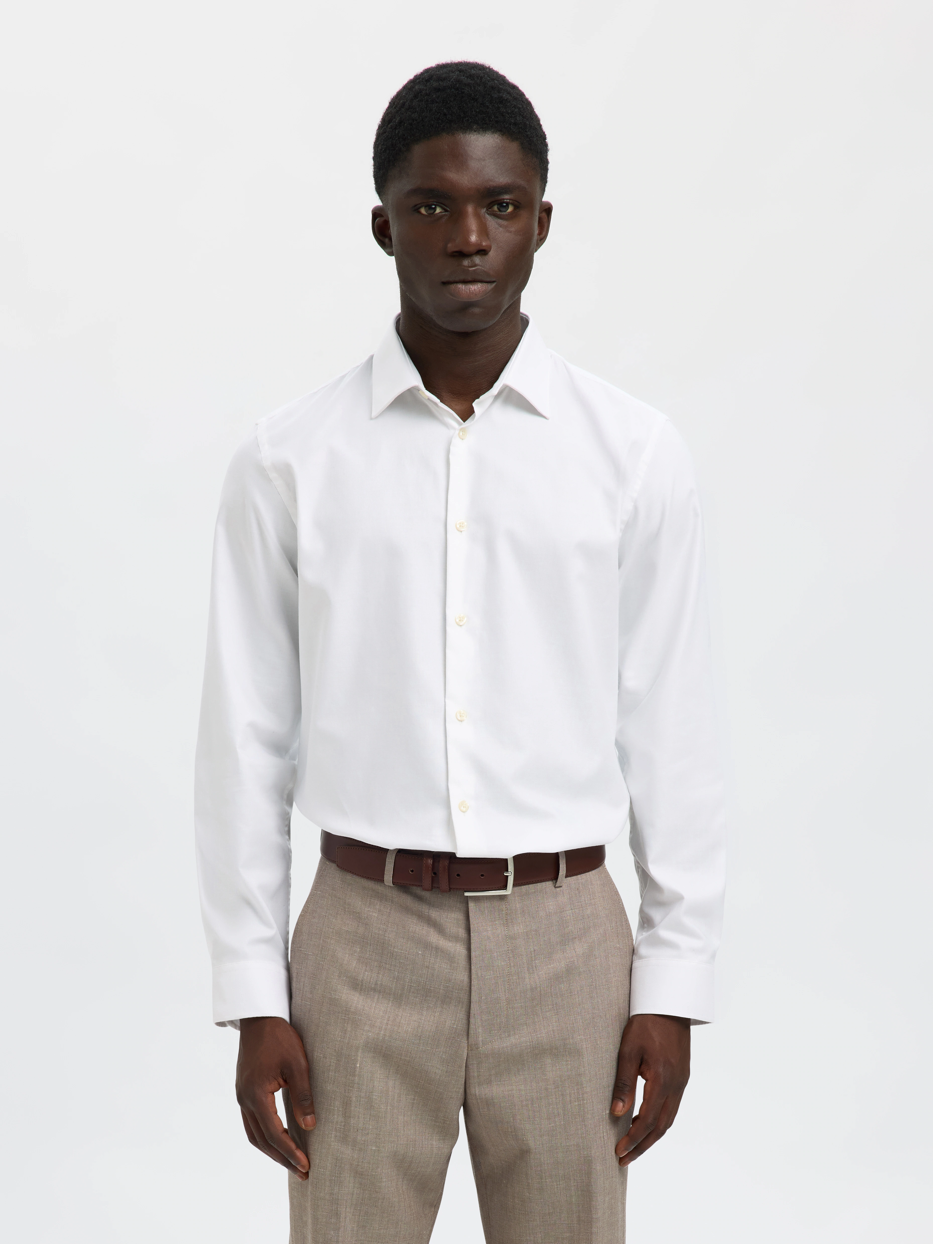 SELECTED HOMME Langarmhemd "SLHSLIMCLARK SHIRT LS NOOS" günstig online kaufen