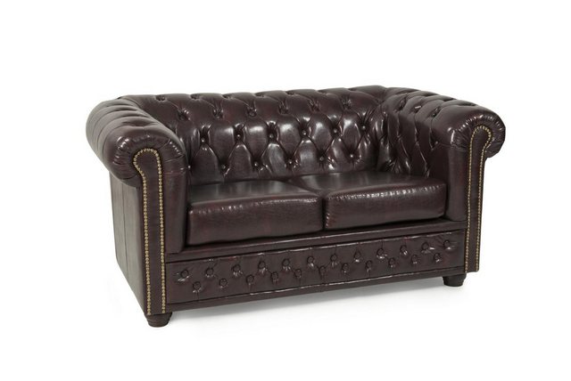 Xlmoebel Sofa Neues zweisitziges Designer-Sofa Chesterfield mit Polsterung günstig online kaufen