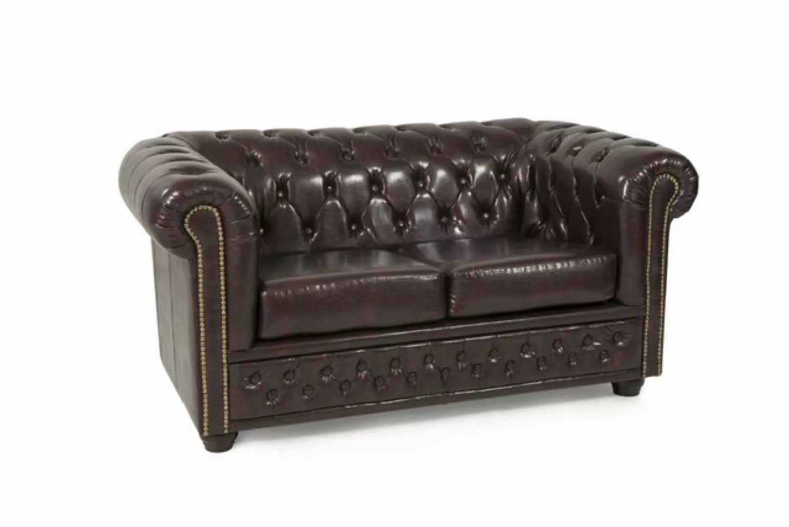 Xlmoebel Sofa Neues zweisitziges Designer-Sofa Chesterfield mit Polsterung günstig online kaufen