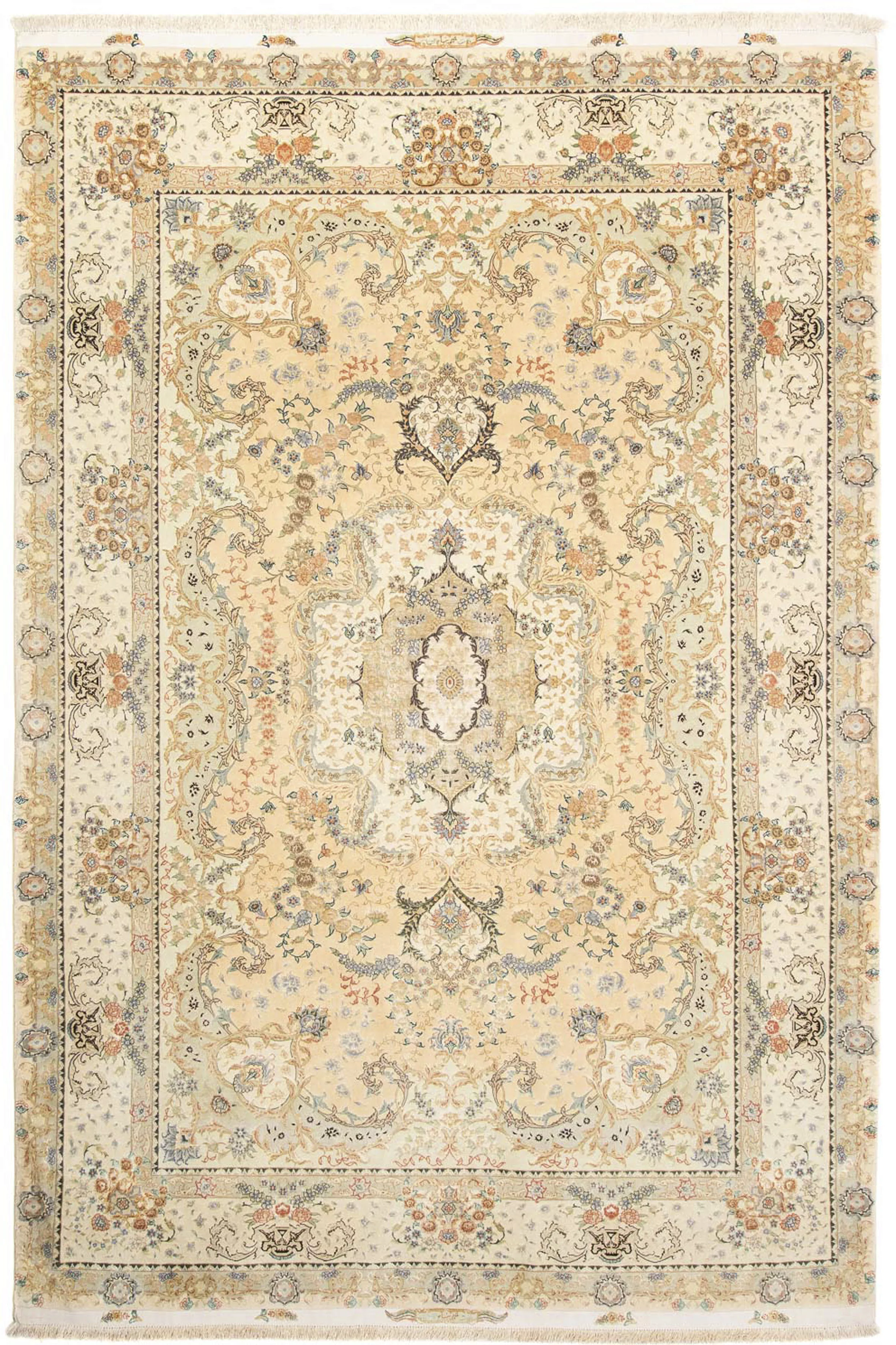 morgenland Orientteppich »Perser - Täbriz - Royal - 298 x 202 cm - beige«, günstig online kaufen