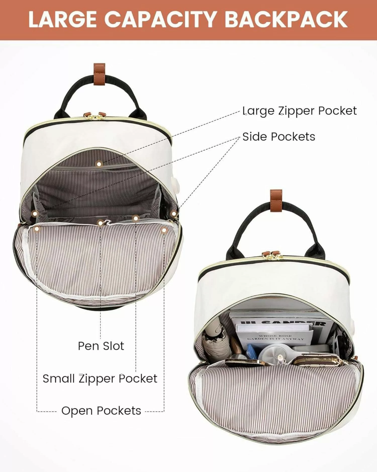 LuxusKollektion Laptoprucksack Damen Rucksack 15,6 Zoll günstig online kaufen