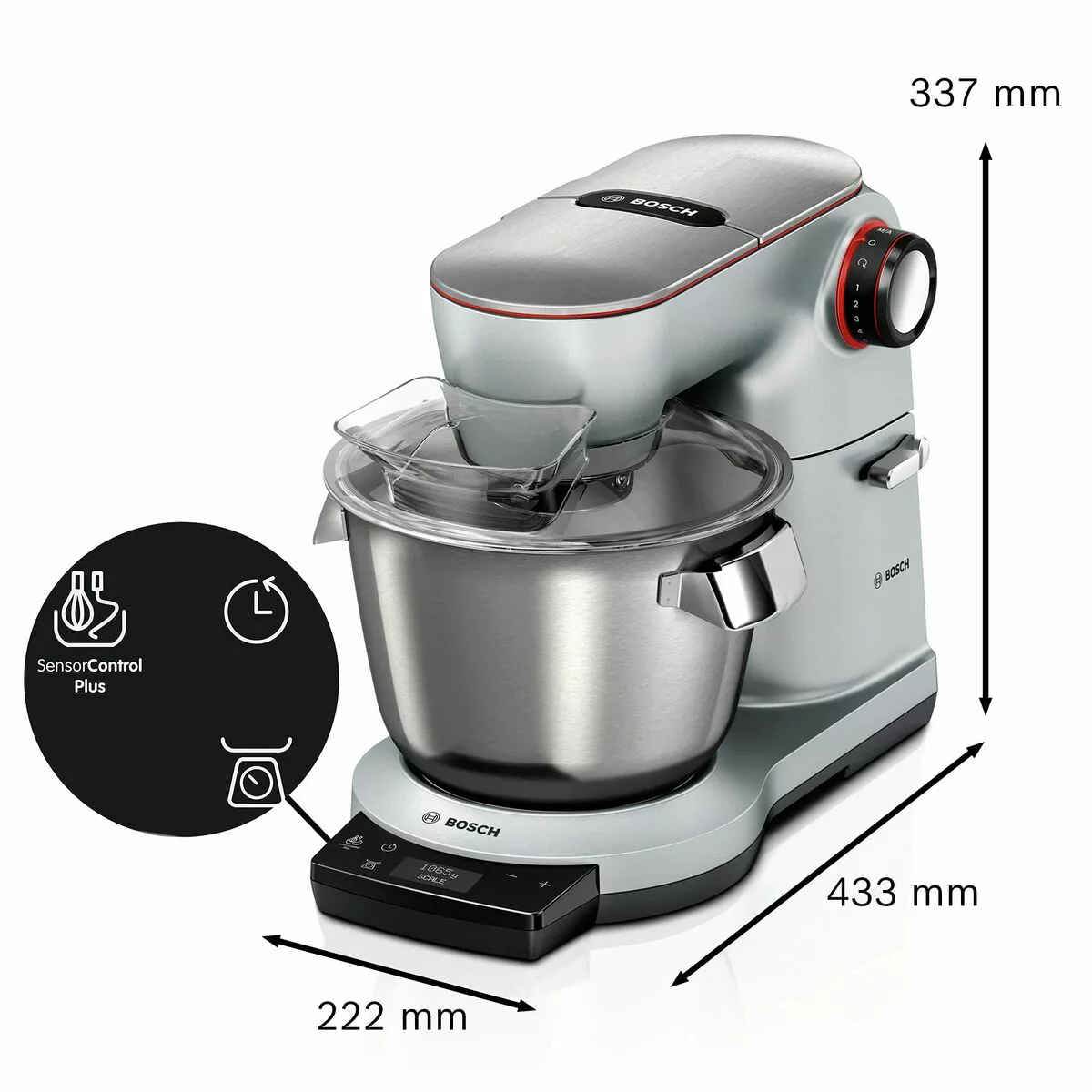 Küchen- Und Knetmaschine Mit Schüssel Bosch Mum9ax5s00 5,5 L 1500 W günstig online kaufen