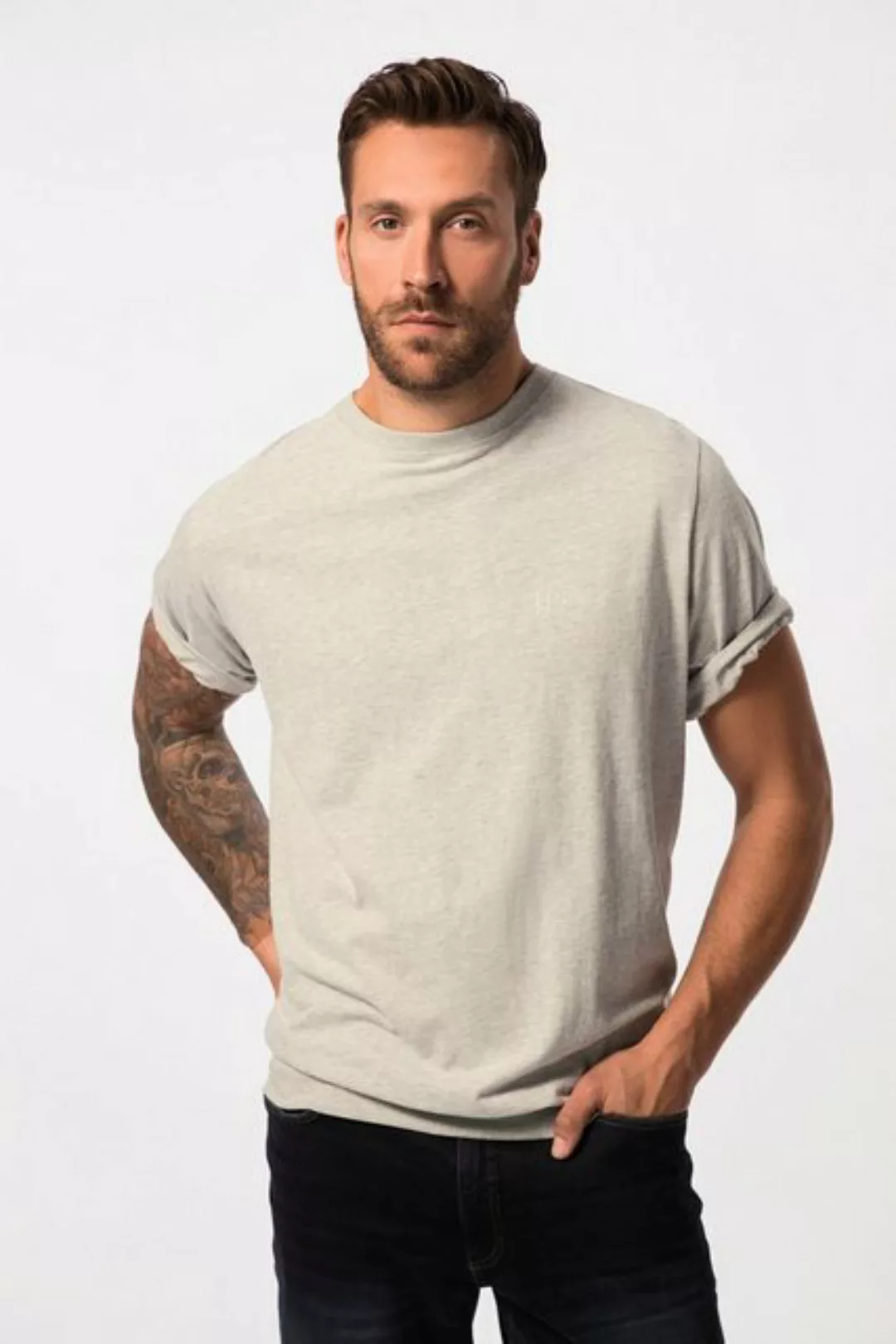 JP1880 T-Shirt T-Shirt Basic Bauchfit Halbarm XXL bis 10XL günstig online kaufen