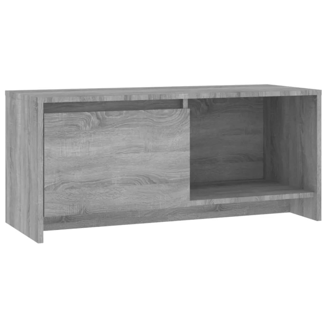 Tv-schrank Grau Sonoma 90x35x40 Cm Spanplatte günstig online kaufen