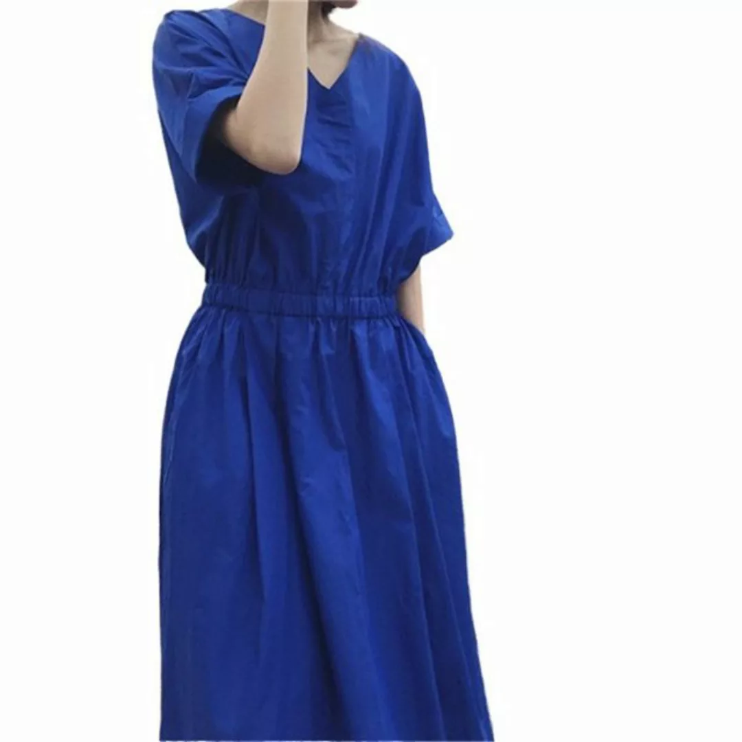 AFAZ New Trading UG Maxirock Langes Damenkleid mit V-Ausschnitt und Taille günstig online kaufen