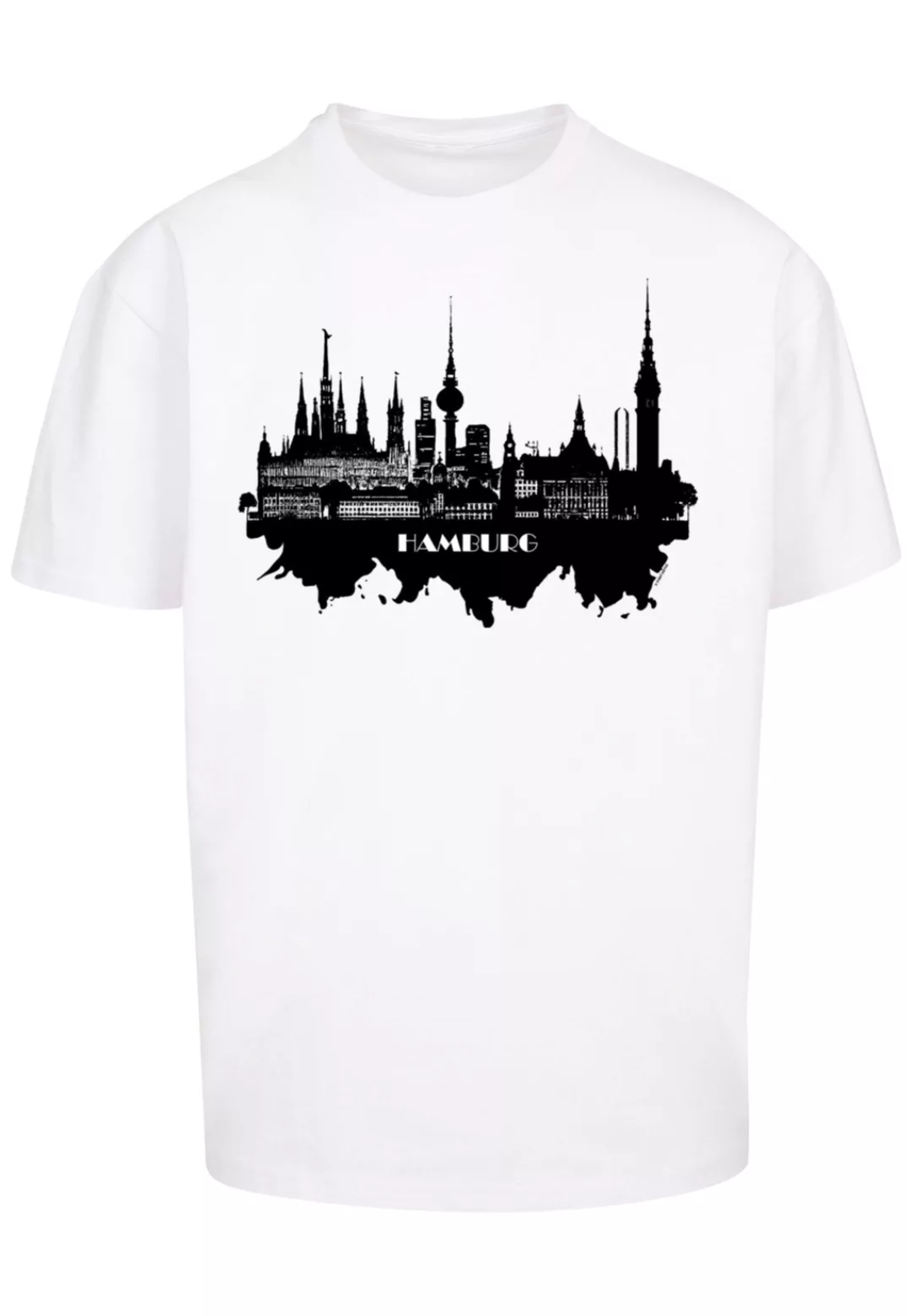 F4NT4STIC T-Shirt "Cities Collection - Hamburg skyline", Print günstig online kaufen