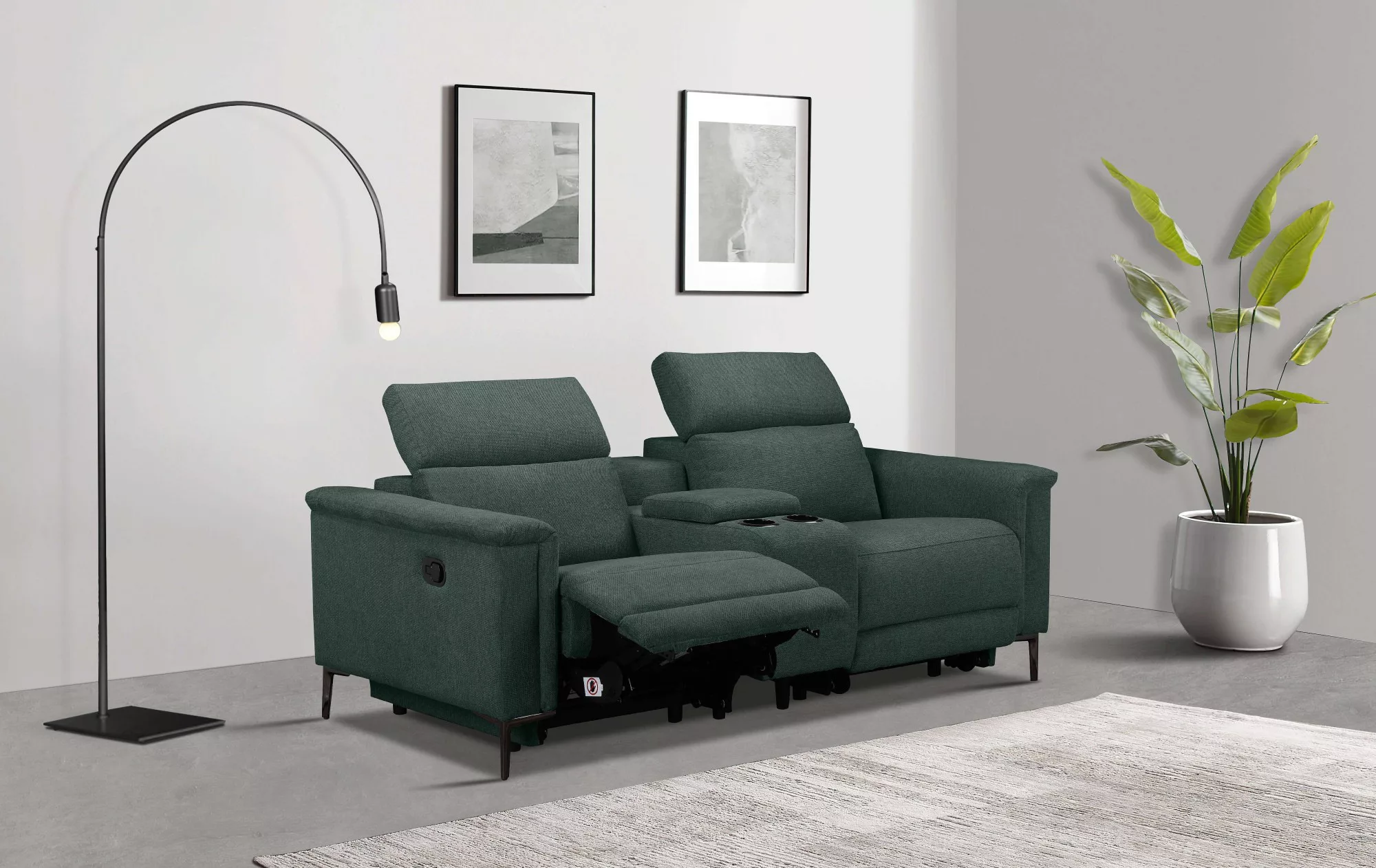 Places of Style 2-Sitzer »Lund, 2er-Kinosofa, TV-Sessel, Multimedia-Sofa,«, günstig online kaufen