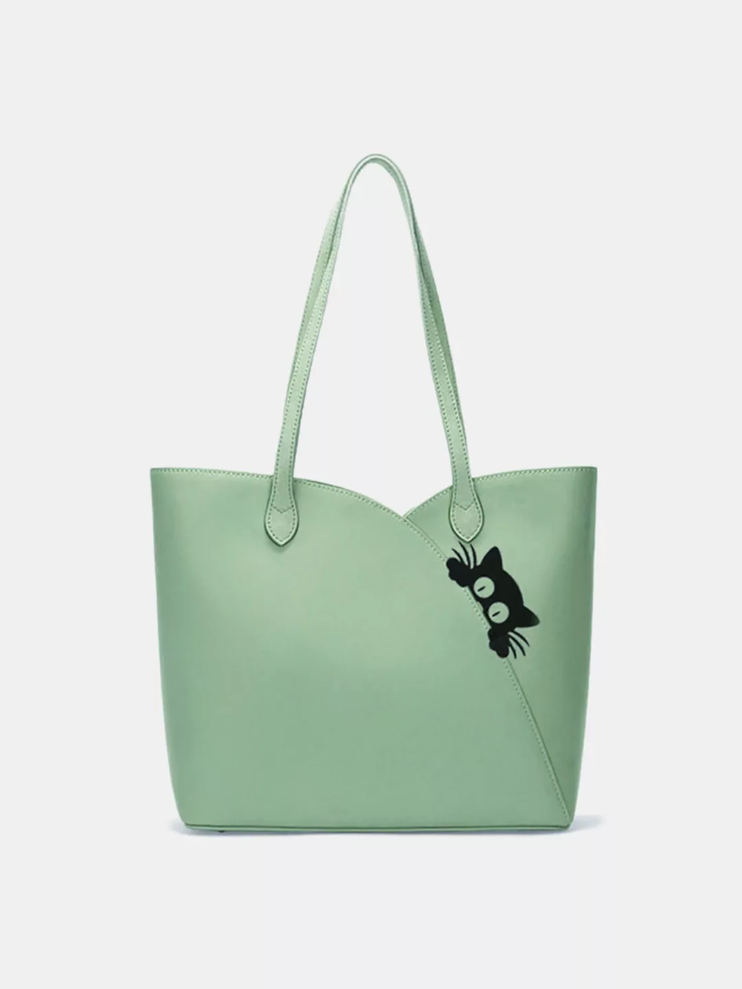 Damen Katze Muster Multifunktions-Umhängetasche Handtasche günstig online kaufen